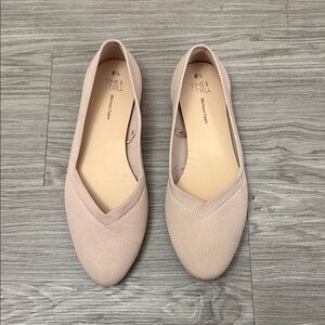 Time and Tru Women's size 8.5 Knit Ballet Flats color PINK